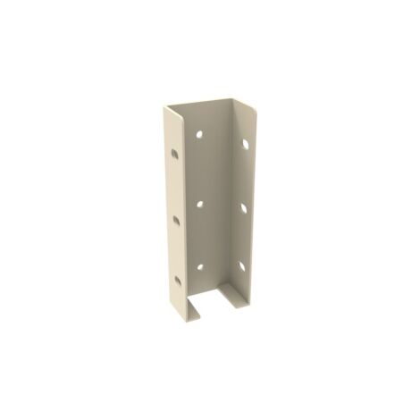 Flat Mount Vinyl Bracket 1 3/4 x 5 ½ Rail Tan