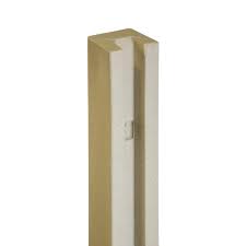 Beige Granite End Post with Hardware 5" x 5" x 102"