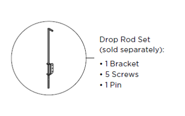 Molded Vinyl Drop Rod