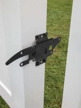 5x5 Standard Post Latch Vinyl 2-Sided - Black SS