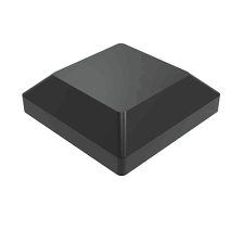 4.25"x4.25" Aluminum Post Top - Matte Black